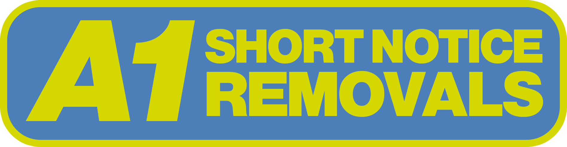 A1 Short Notice Removals NI logo